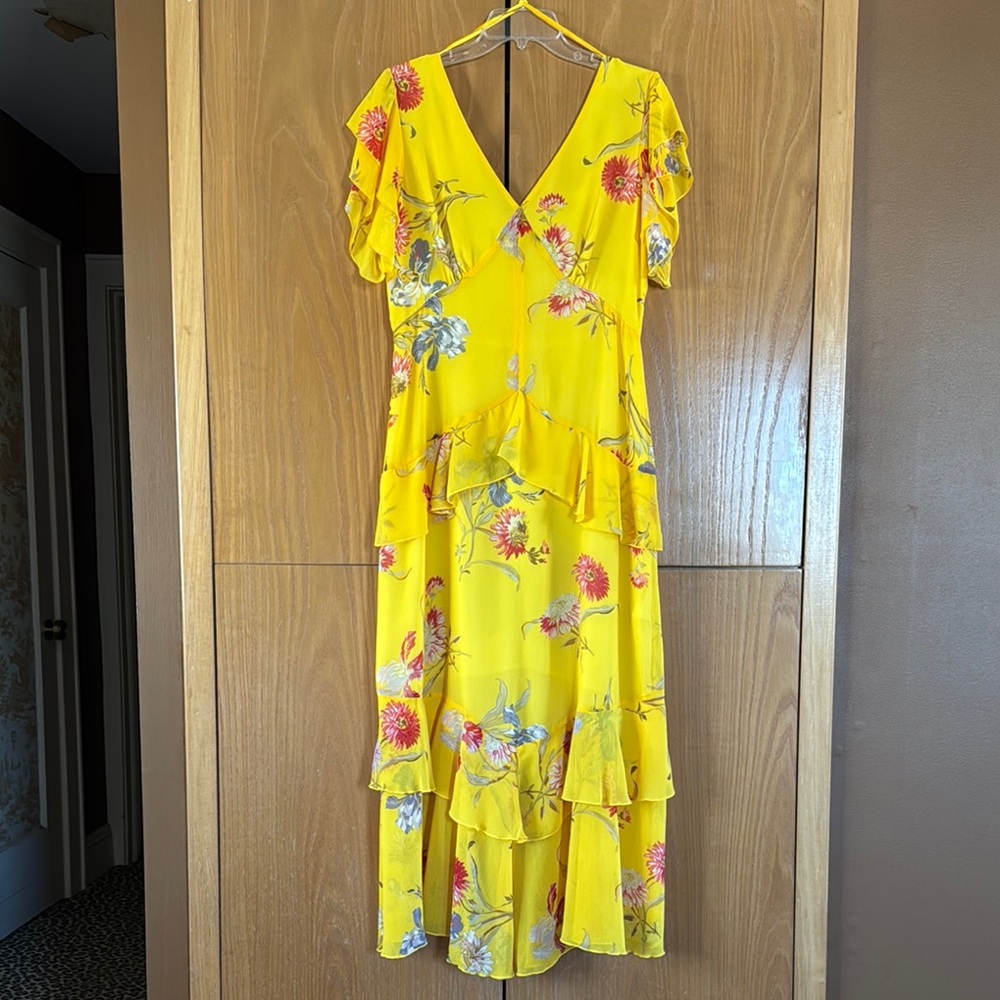 Floral Tiered Maxi Dress from Warehouse